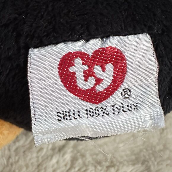 Ty Beanie Babies Pluffies Waddles the Penguin Plush Toy Black White 2006 - Picture 4 of 6